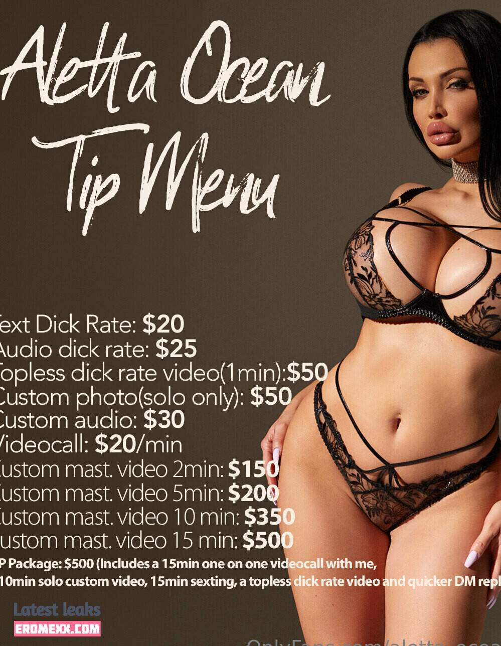 Latest Leaks Aletta Ocean Nude #731 - Fapello