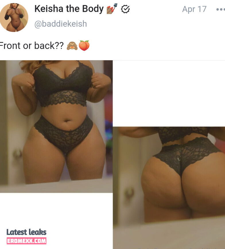 Latest Leaks Baddiekeish Nude #4 - Erome