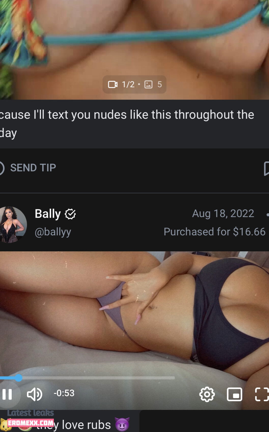 Latest Leaks Ballyy Nude #7 - Fapello
