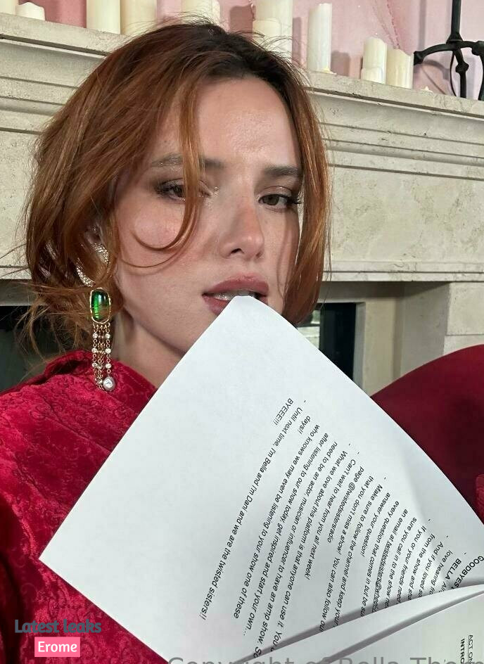 Latest Leaks Bella Thorne Nude #13310 - Fapello