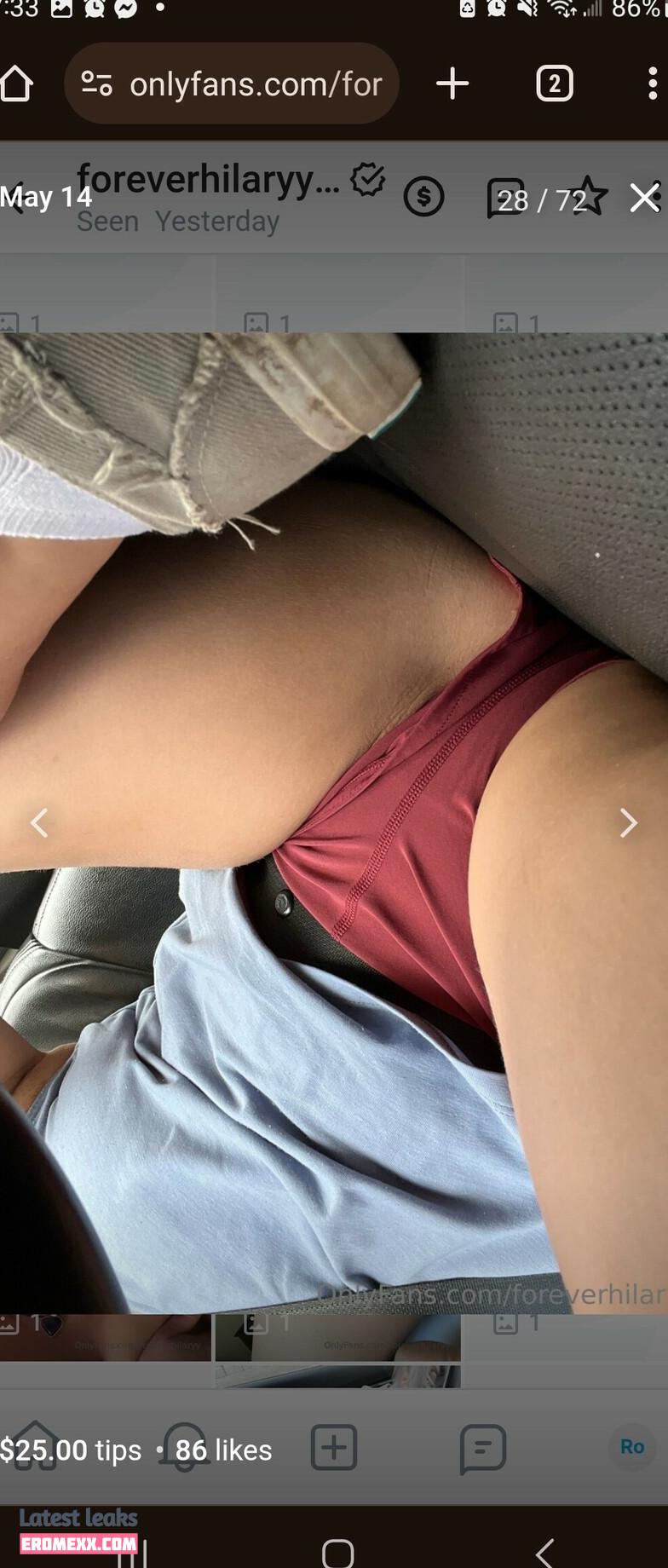 Latest Leaks Foreverhilaryy Nude #2 - Fapello