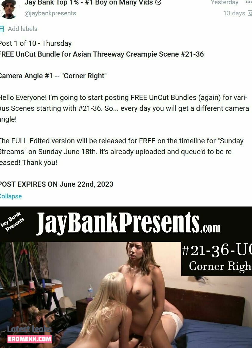 Latest Leaks jaybankpresents Nude #89 - Erome