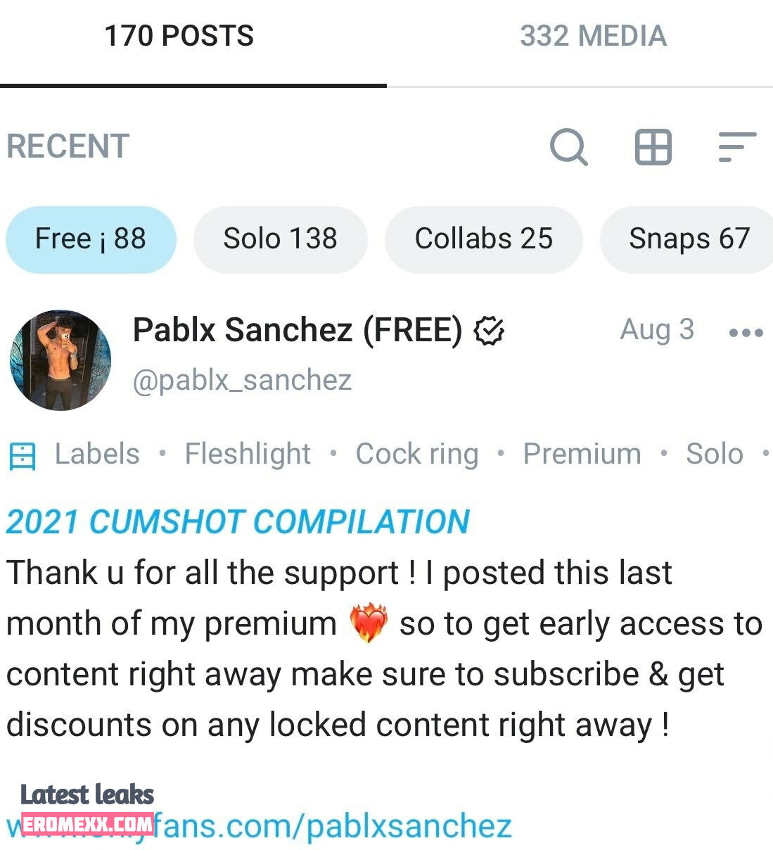 Latest Leaks pablx_sanchez Nude #6 - Fapello