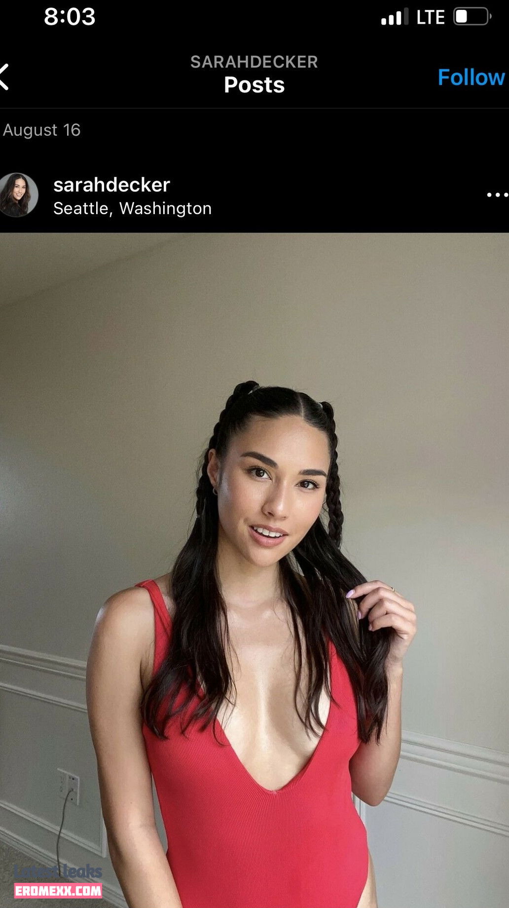 Latest Leaks Sarah Decker Nude #5 - Fapello