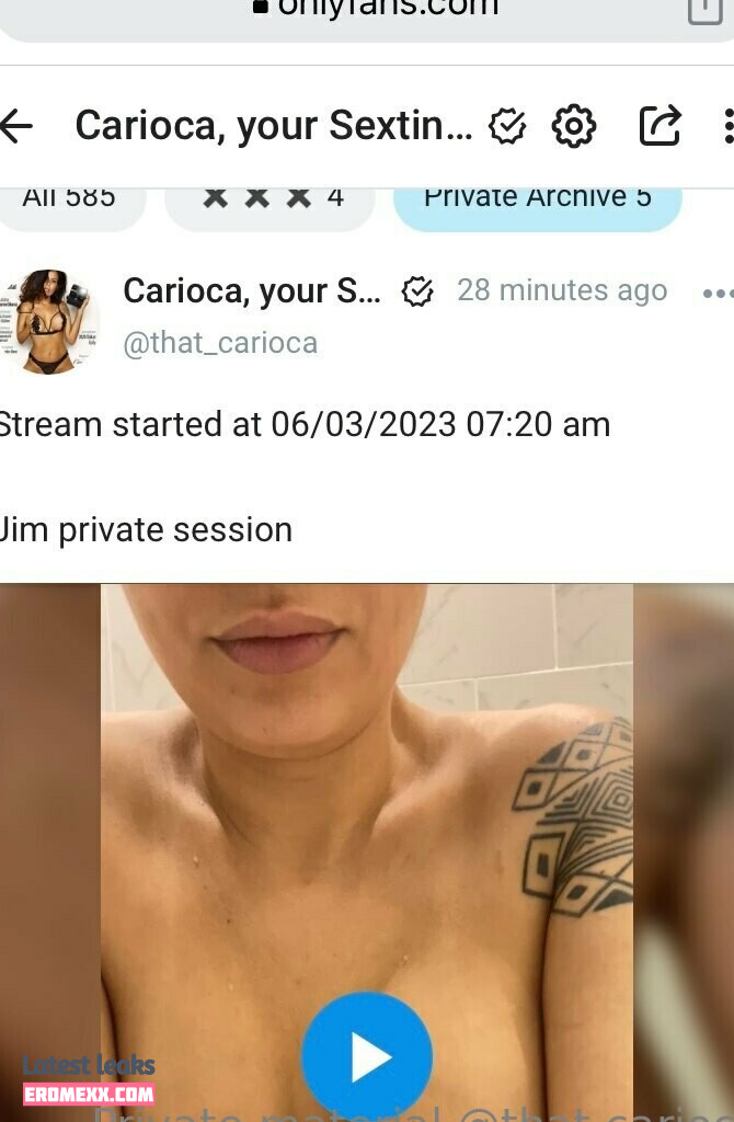 Latest Leaks that_carioca Nude #104 - Fapello