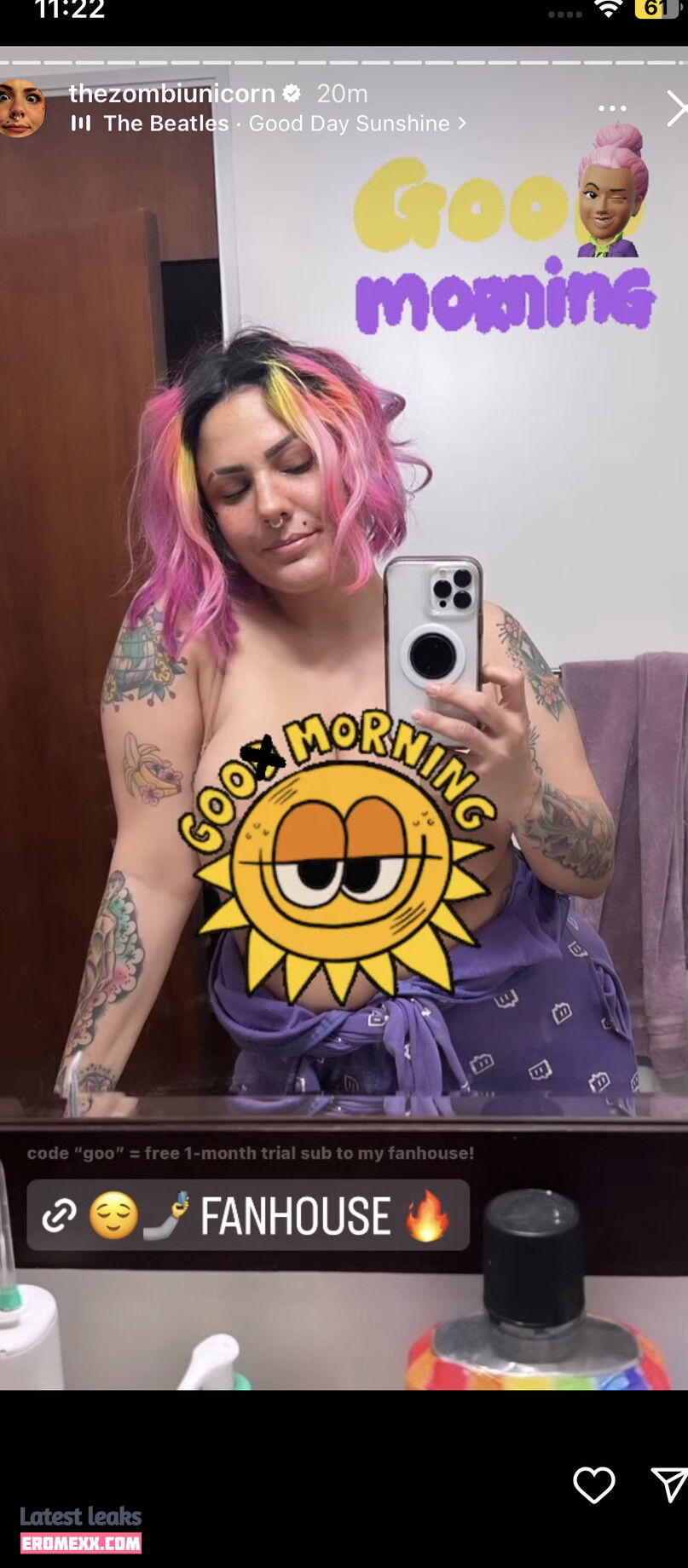 Latest Leaks Zombiunicorn Nude #28 - Fapello